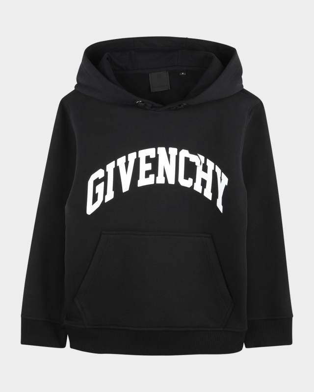 Kid's Logo-Print Fleece Hoodie, Size 4-5